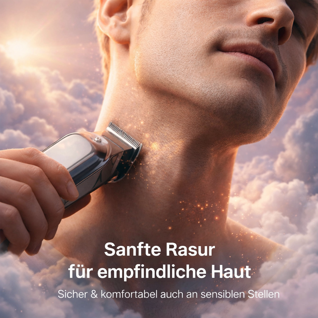 Oryzom™ ProTrim 2.0 Profi Edelstahl Haarschneider & Barttrimmer mit Akku USB