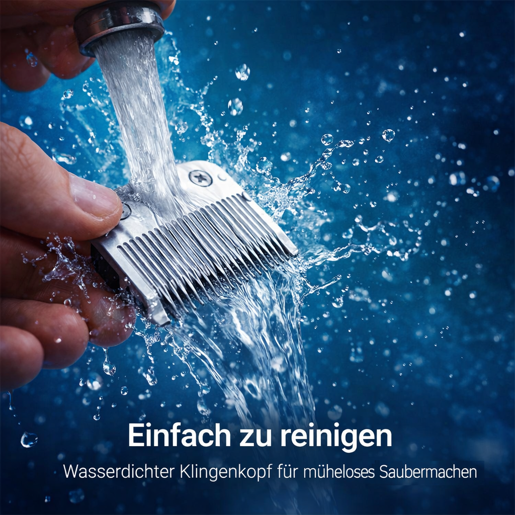 Oryzom™ ProTrim 2.0 Profi Edelstahl Haarschneider & Barttrimmer mit Akku USB