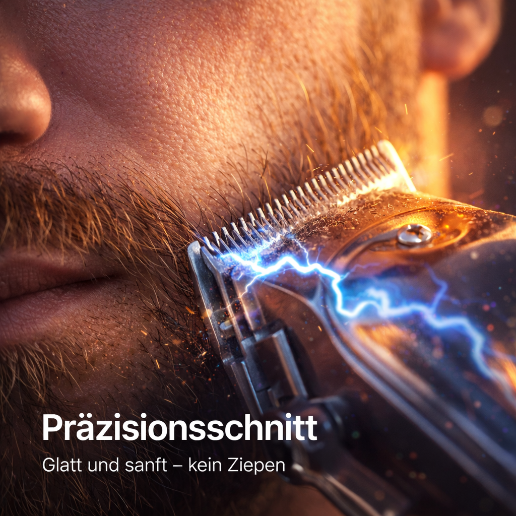 Oryzom™ ProTrim 2.0 Profi Edelstahl Haarschneider & Barttrimmer mit Akku USB