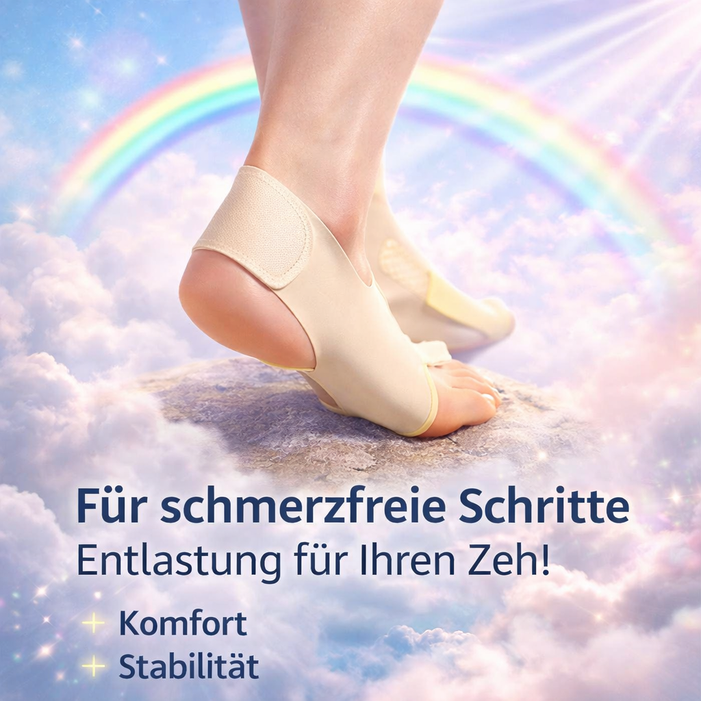 ValgusVital™ Hallux Korrektor Hallux Valgus Bandage Zehenspreizer Zehentrenner