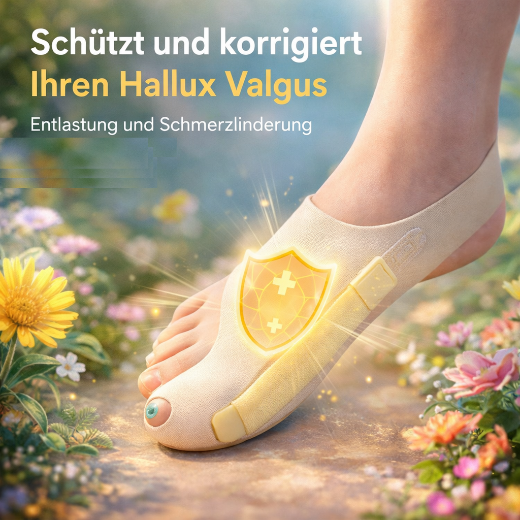 ValgusVital™ Hallux Korrektor Hallux Valgus Bandage Zehenspreizer Zehentrenner
