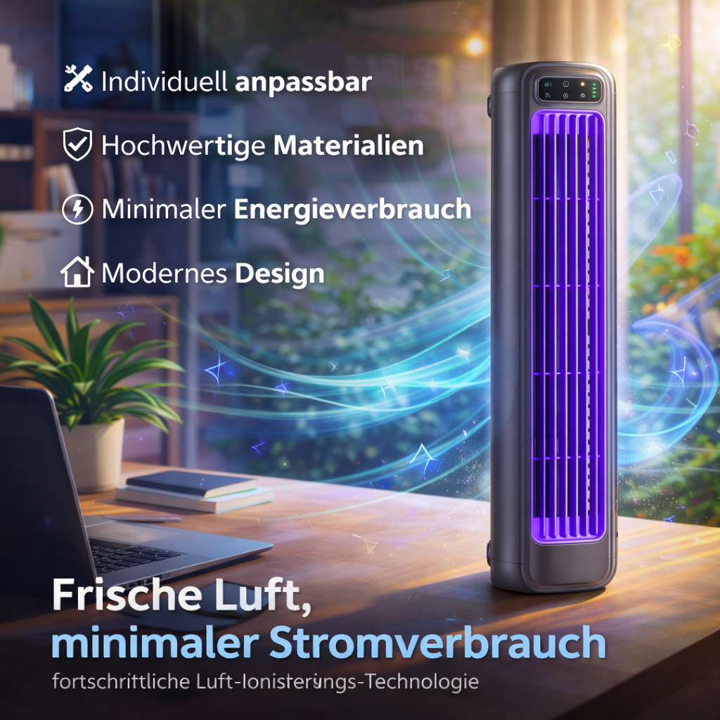 Festberg™ Cooling Ace- 3in1 Luftreiniger & Lufterfrischer - beseitigt üble Gerüche schnell!