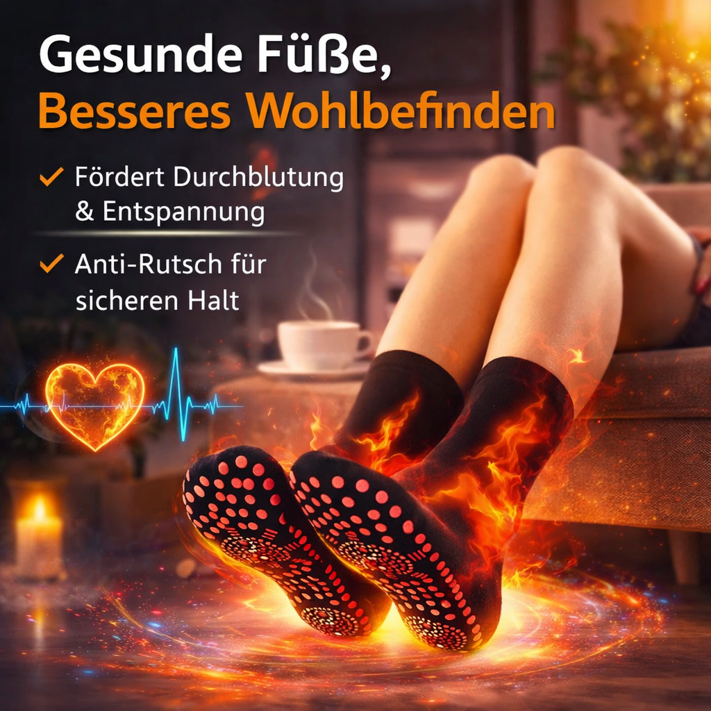 Vitalkompass™ Neurosocken Original Damen Herren - Massage & Wärmewirkung 3 Paar