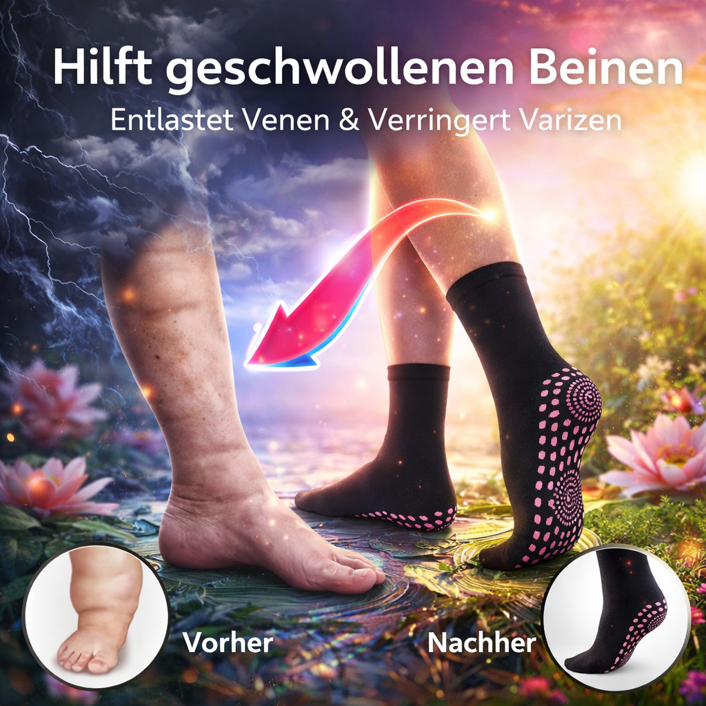 Vitalkompass™ Neurosocken Original Damen Herren - Massage & Wärmewirkung 3 Paar
