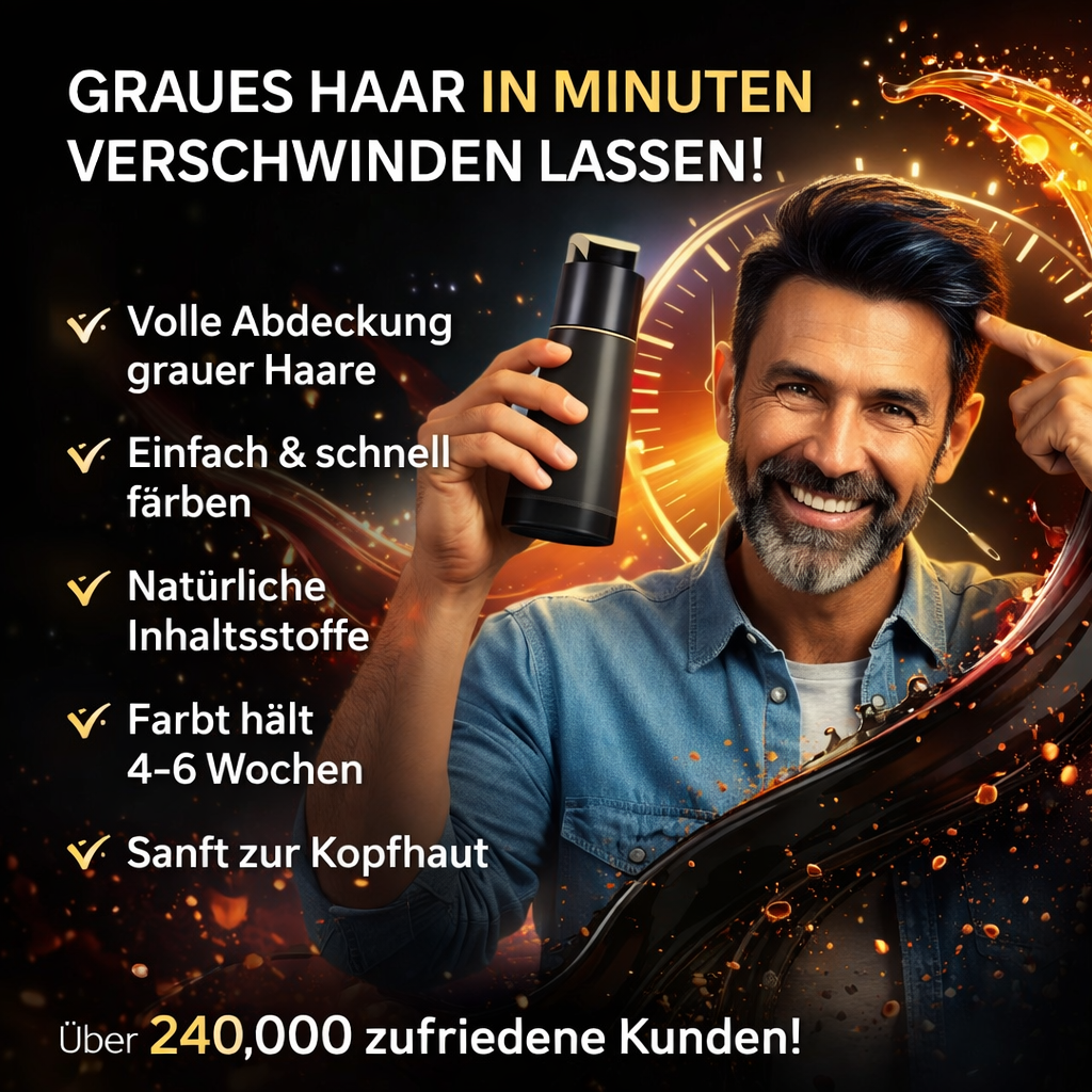 EverHaar™ Sofort Farbshampoo - Haarfärbeshampoo mit natürlichen Inhaltsstoffen!