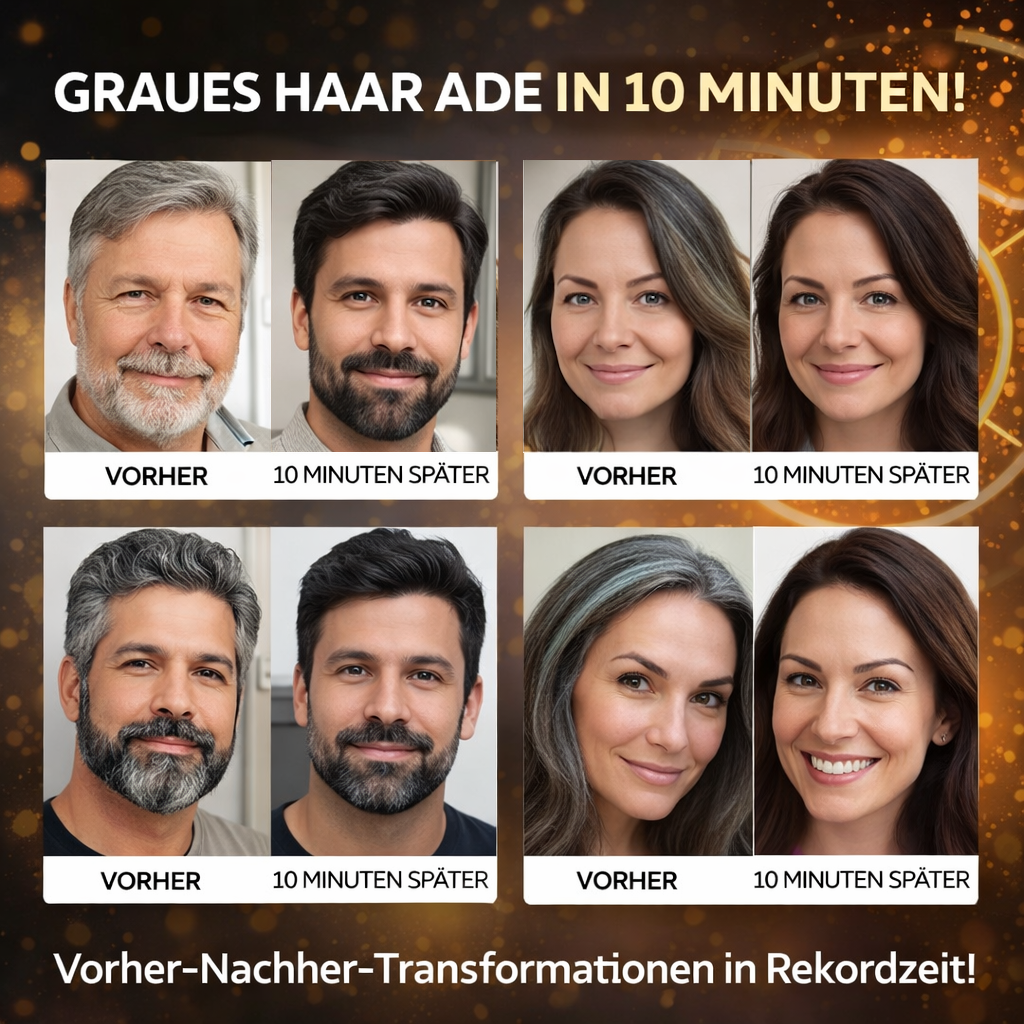 EverHaar™ Sofort Farbshampoo - Haarfärbeshampoo mit natürlichen Inhaltsstoffen!
