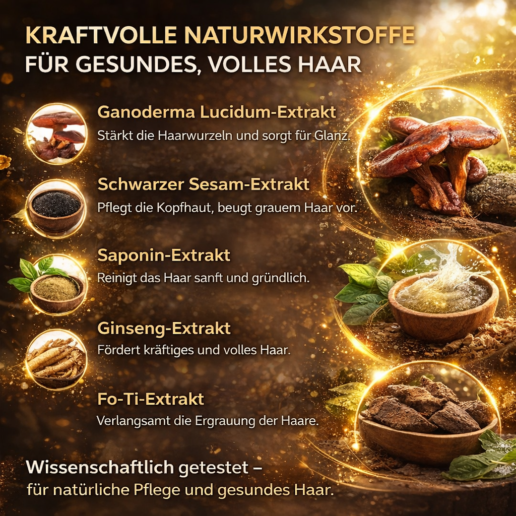 EverHaar™ Sofort Farbshampoo - Haarfärbeshampoo mit natürlichen Inhaltsstoffen!