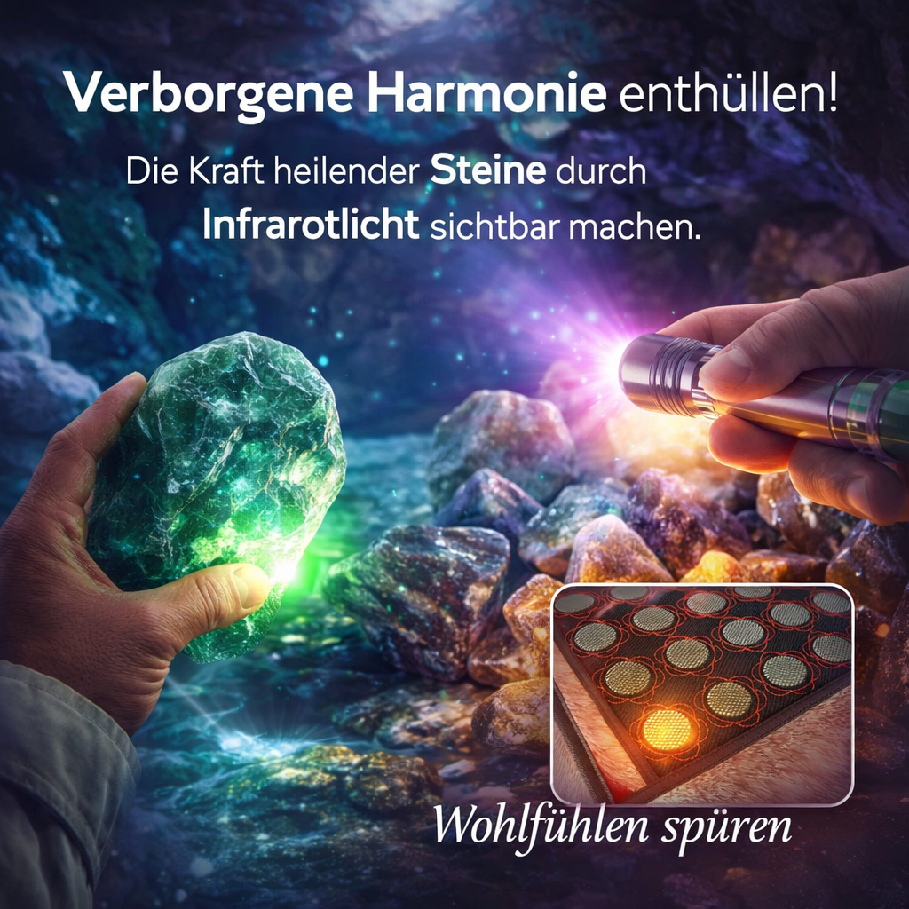VitalStone™ Thermo-Vitalmatte Wärmematte Heizmatte Turmalin Jadestein Unterbett Topper