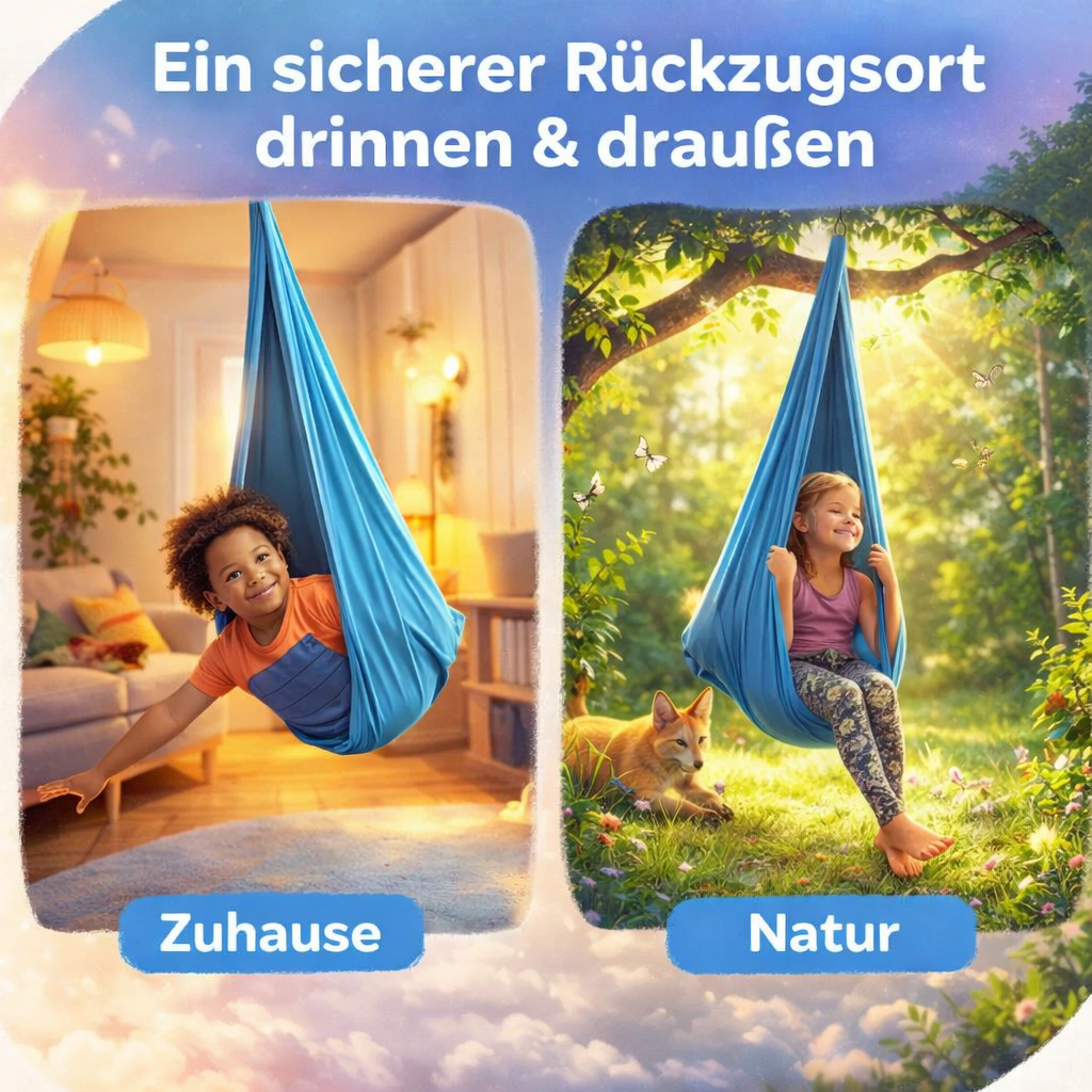 Swivy™ Therapieschaukel für Kinder Hängematte Indoor Sensorische Schaukel 150kg