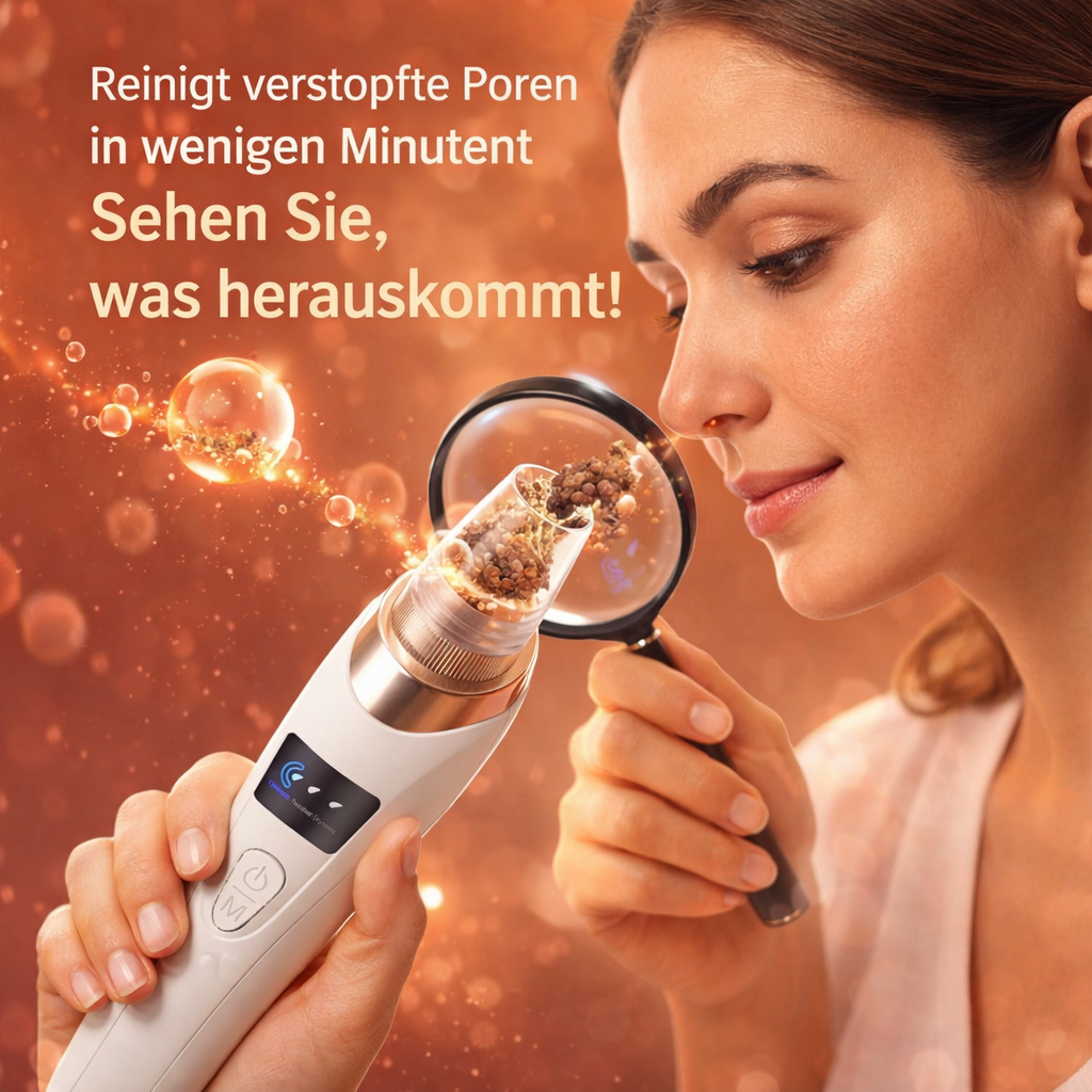 Porify™ Mitesser Entferner Porensauger Akne Porenreiniger Elektrisch Set USB