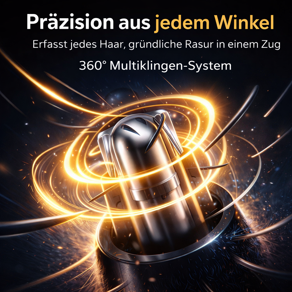 Mr. Bold™ Nasenhaartrimmer Profi Nasenhaarschneider Ohrhaartrimmer Präzision LED