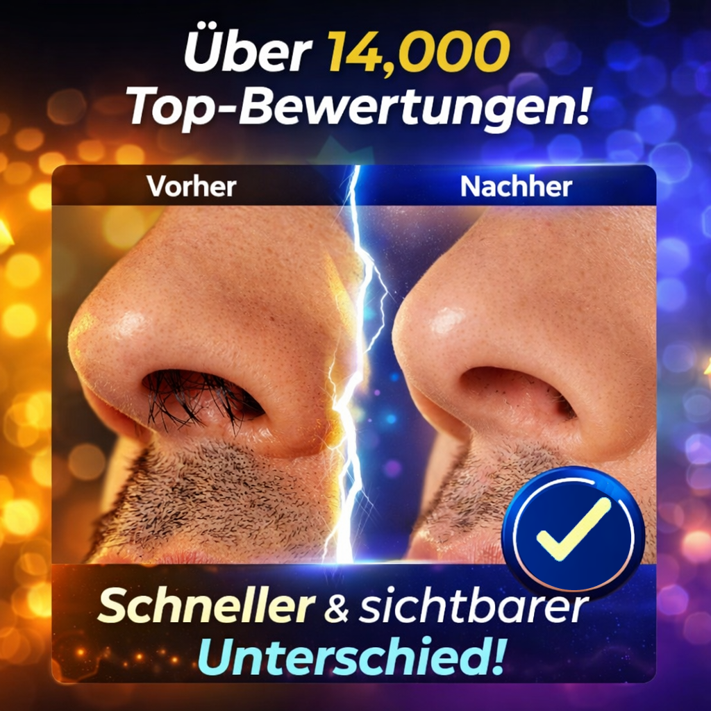 Mr. Bold™ Nasenhaartrimmer Profi Nasenhaarschneider Ohrhaartrimmer Präzision LED