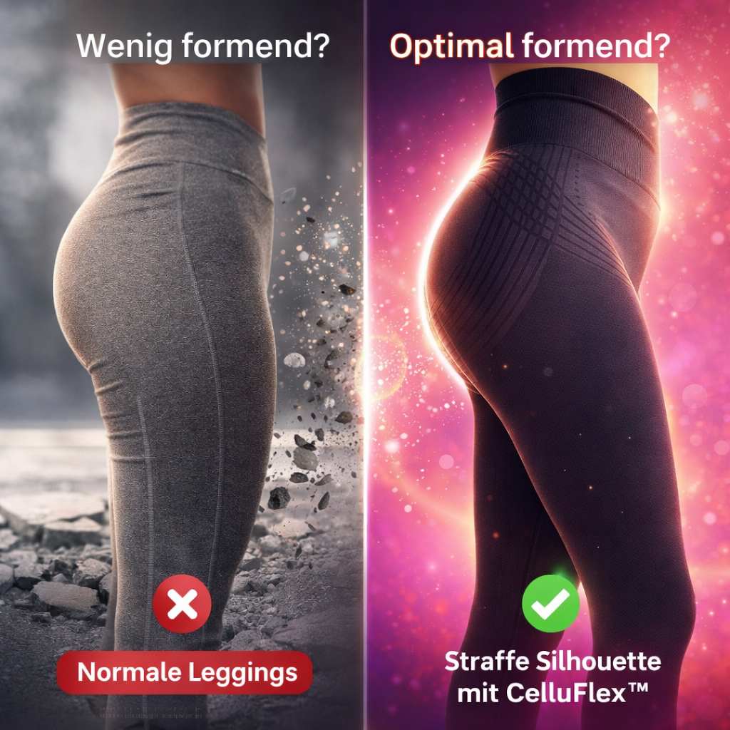 Coreex™ CelluFlex #1 Anti-Cellulite Leggings Kompression Push-Up Shaping Damen