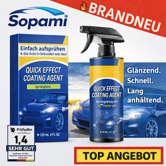 Sopami™ Quick Effect Coating Agent Spray Autolackspray mit Schnelleffekt!