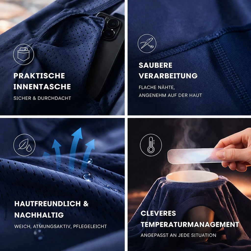 BOXHERO™ Deutschland Boxer aus Bambusfasern - Boxershorts Herren Unterhosen -4er