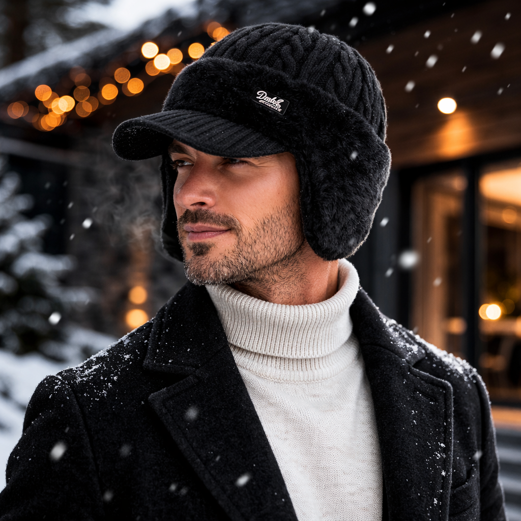 PolarHeat™ Wintermütze mit Ohrenklappen - All-in-One-Mütze für Komfort & Wärme!