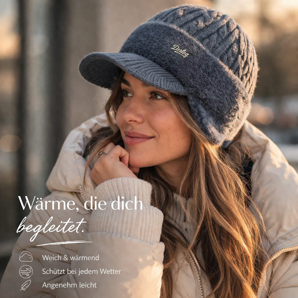 PolarHeat™ Wintermütze mit Ohrenklappen - All-in-One-Mütze für Komfort & Wärme!