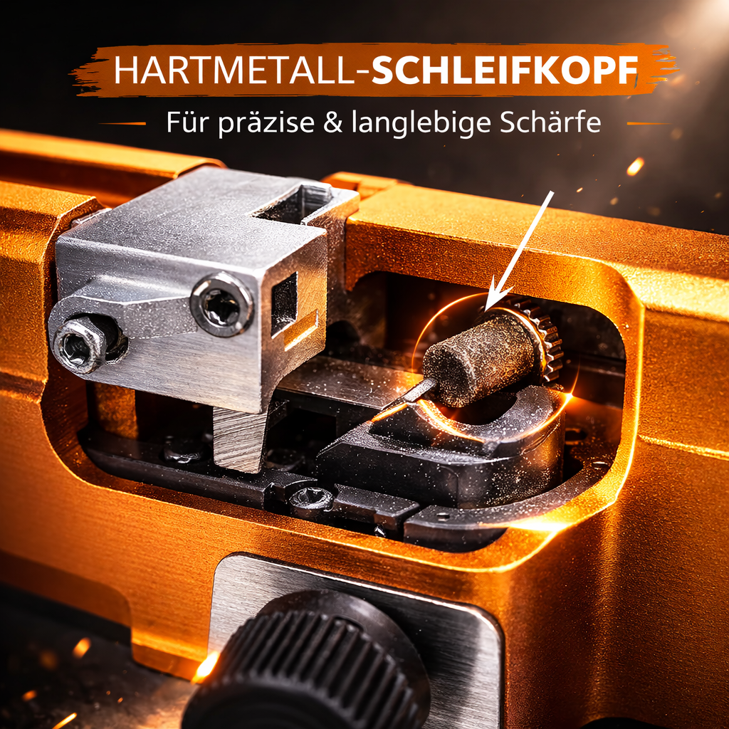ProfiSaw™ Kettensäge Schärfgerät Kettenschärfer mit Winkelführung das Original!