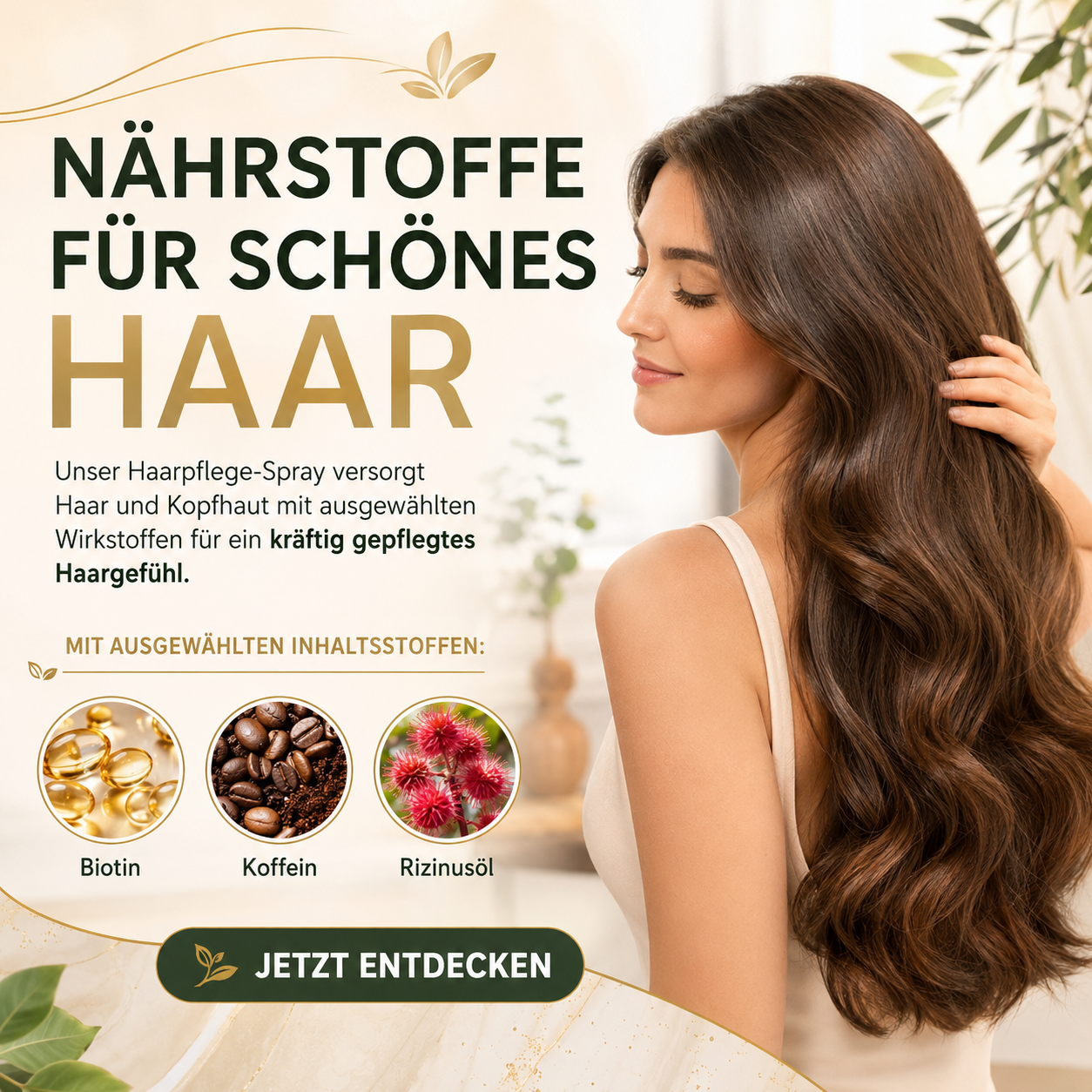 HaloGrow™ Haarwuchs Spray Haarwachstumsspray Haarverdichtung für volleres Haar!