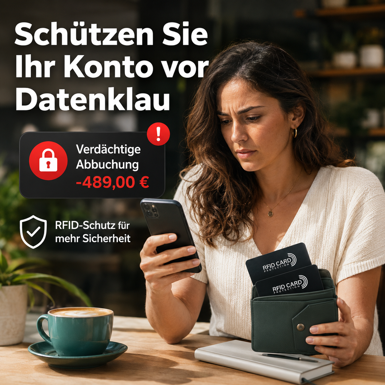 Guardality™ RFID Schutzkarte NFC Blocker Kreditkarten Schutz Störsignal 2er Set