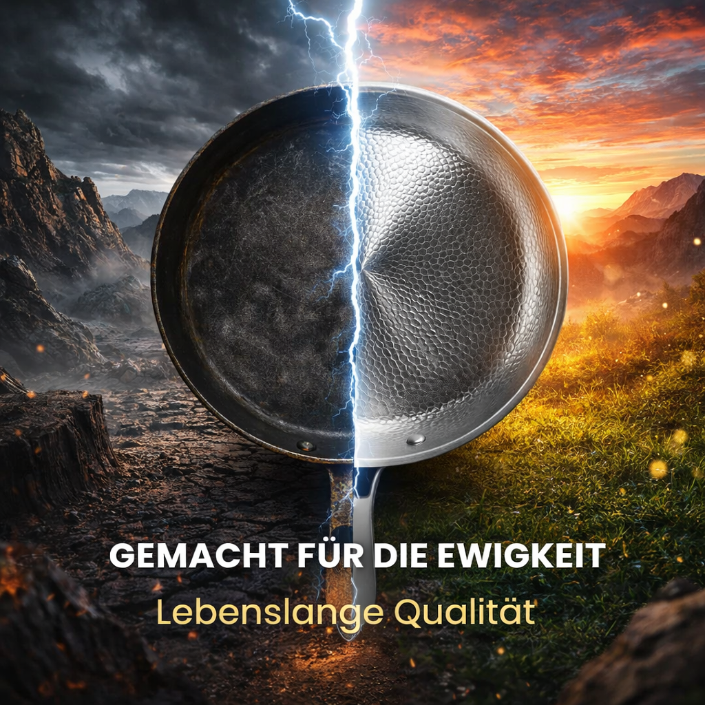 Kovali™ Titan Premium Pfanne Bratpfanne antihaft & kratzfest Original mit Deckel
