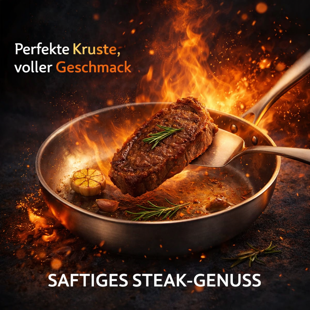 Kovali™ Titan Premium Pfanne Bratpfanne antihaft & kratzfest Original mit Deckel