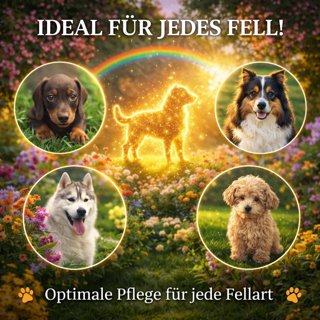 Fellwunder™ Bürste Tierhaarbürste Hunde Katzen Fellentferner Selbstreinigende