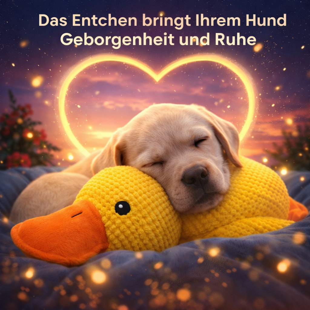 Anti Stress Ente™ Hunde Spielzeug Quietscheente Welpen Training - Der Bestseller