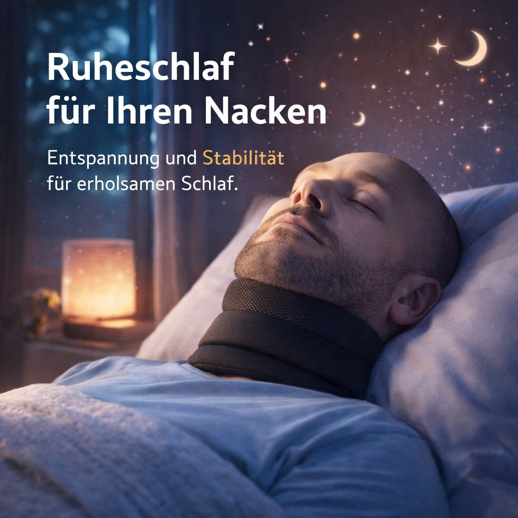 Vitavix NeckSupport™ Anti-Schnarch Nackenstütze Halskrause Schlafhilfe Komfort