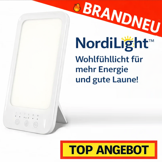 NordiLight™ Tageslichtlampe Lichttherapielampe Nordic Lux LED Sonnenlicht Lampe