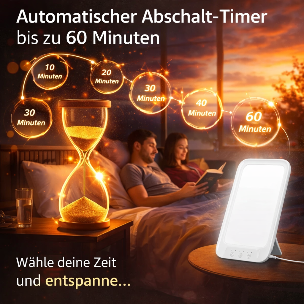 NordiLight™ Tageslichtlampe Lichttherapielampe Nordic Lux LED Sonnenlicht Lampe
