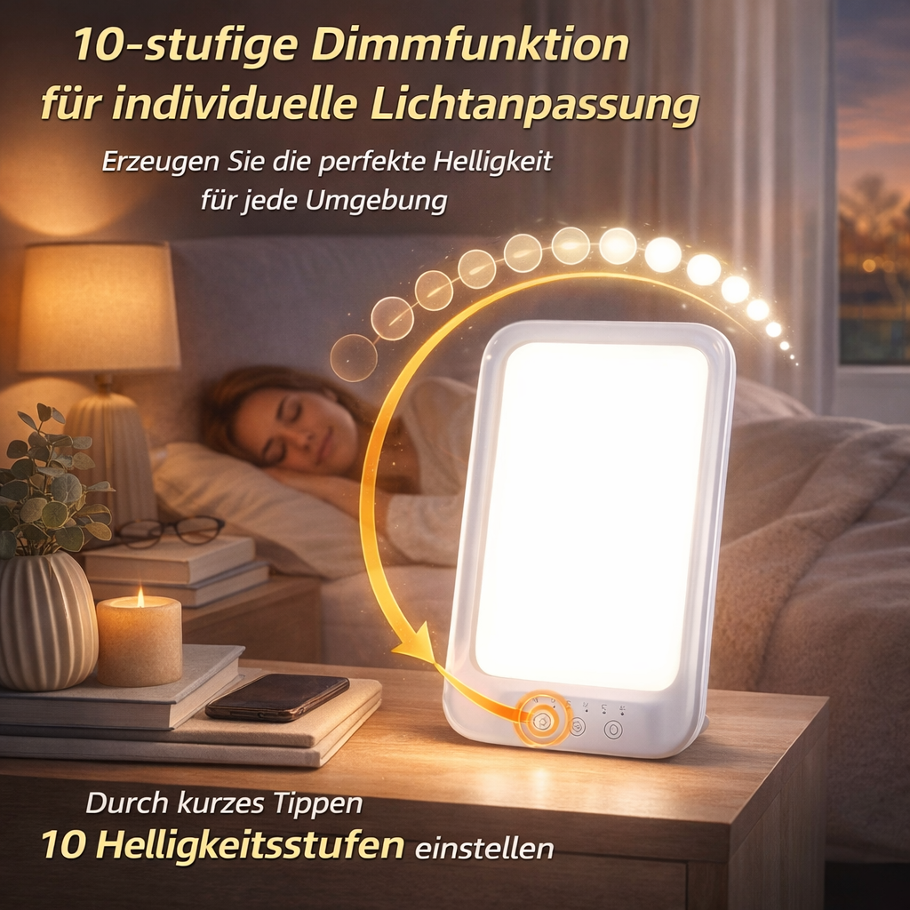 NordiLight™ Tageslichtlampe Lichttherapielampe Nordic Lux LED Sonnenlicht Lampe