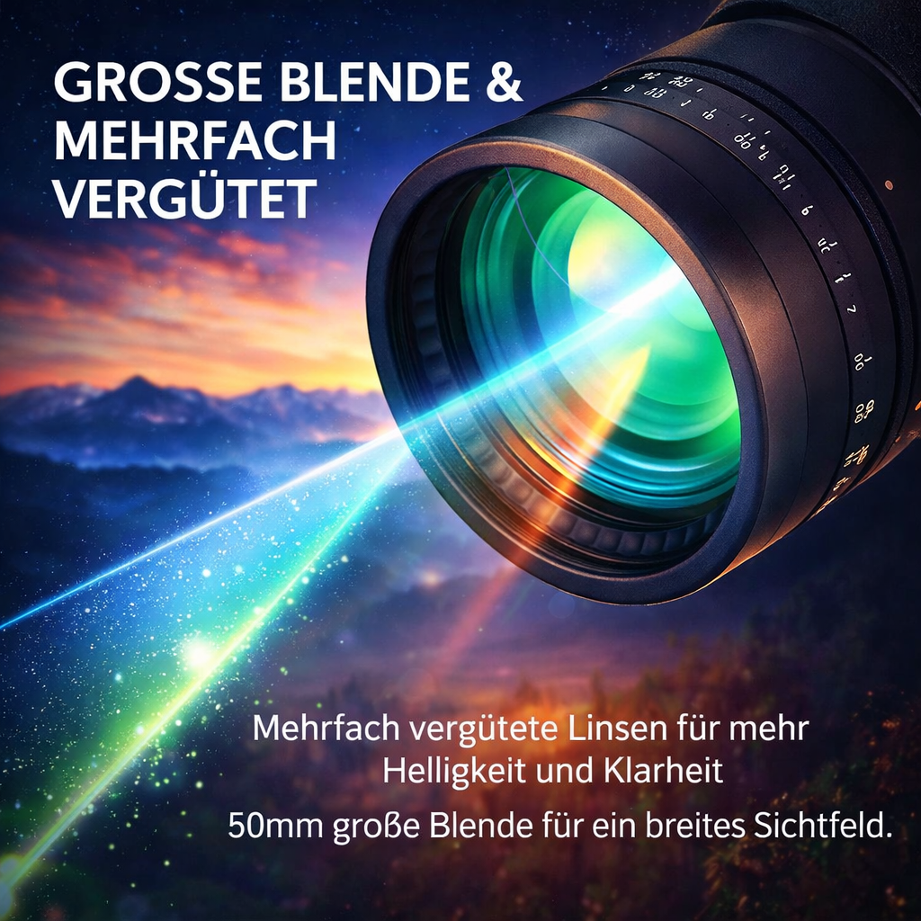 SeaSpix™ Marine Military Fernglas mit Entfernungsmesser & Kompass Wasserdicht