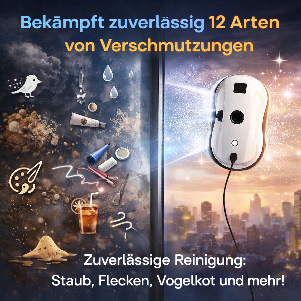 Osmo™ RoboClean Fensterputzroboter Fensterroboter Fensterreinigungsroboter