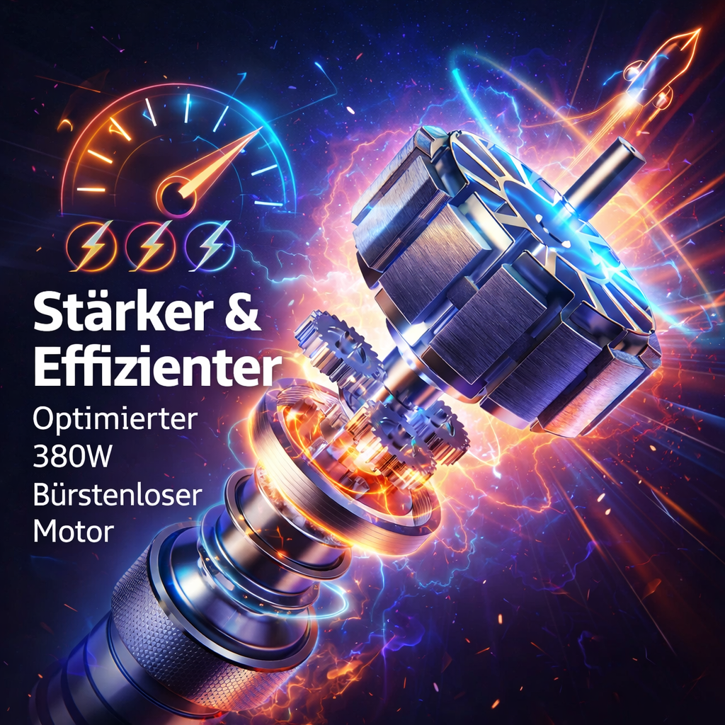 Osmo™ ProVacuum Kabelloser Akkustaubsauger mit TopSuction, LED & 100.000 U/min