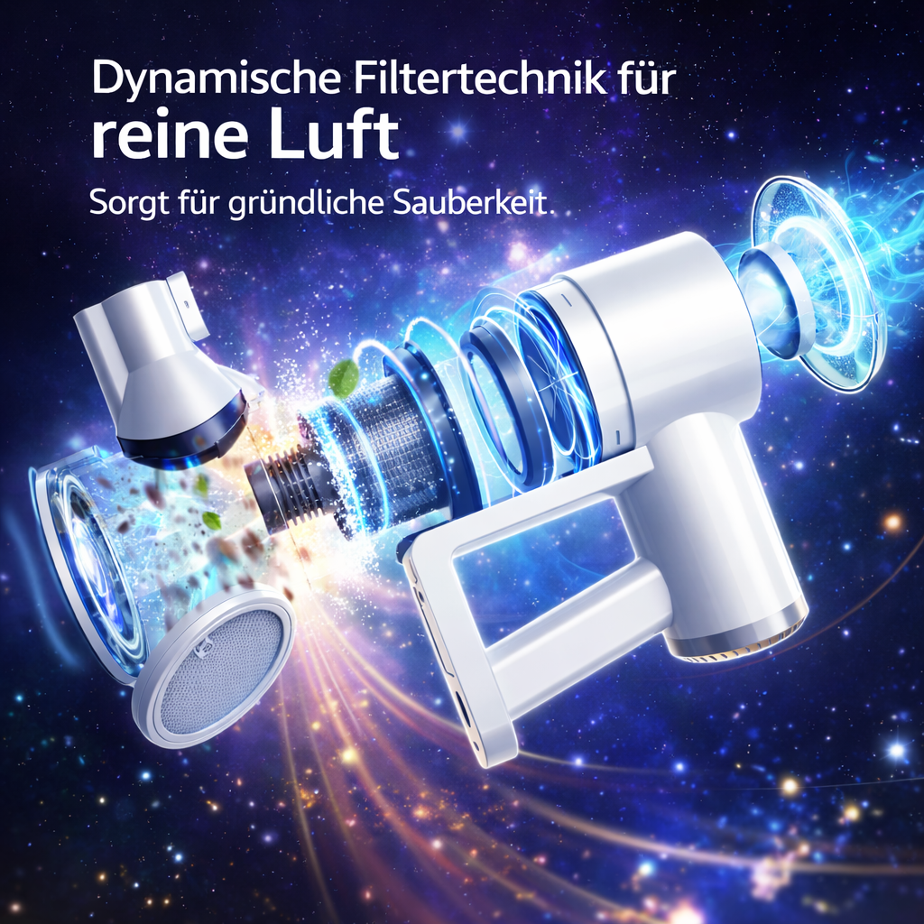 Osmo™ ProVacuum Kabelloser Akkustaubsauger mit TopSuction, LED & 100.000 U/min