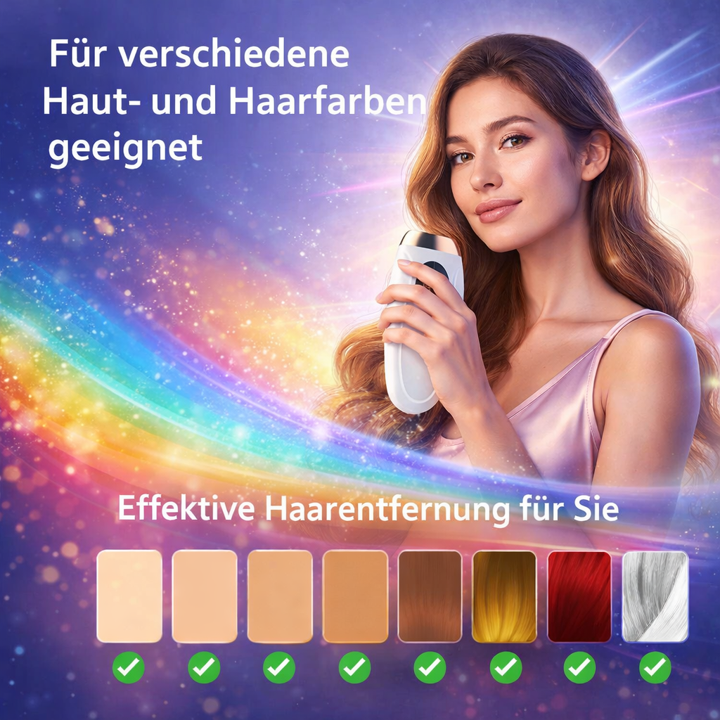 IPL™ 2.0 Bundle Haarentfernung Set Dauerhafte Laser Epilation Pro Gerät Zuhause