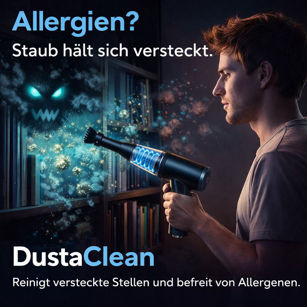 Dustaclean™ Mini Handstaubsauger Akku Kabellos Auto Tisch Tastatur Stark HEPA