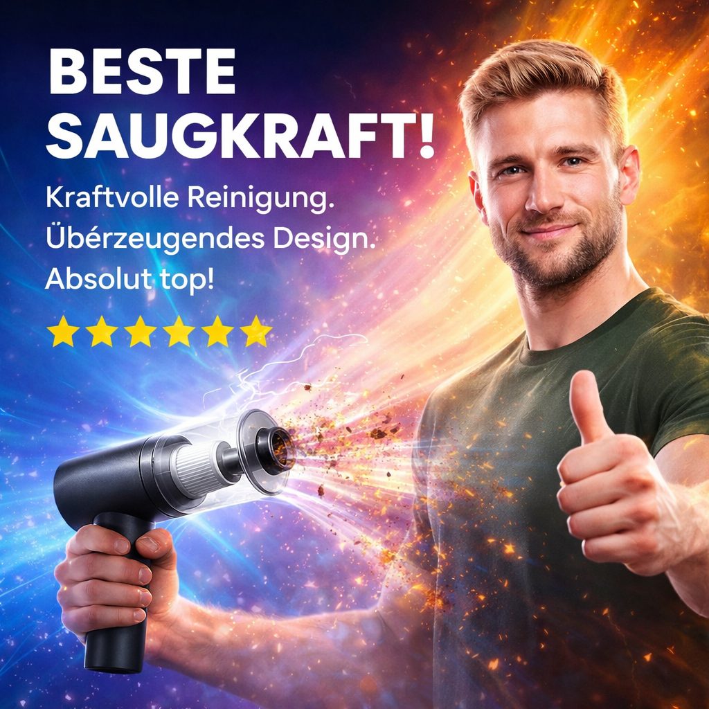 Dustaclean™ Mini Handstaubsauger Akku Kabellos Auto Tisch Tastatur Stark HEPA