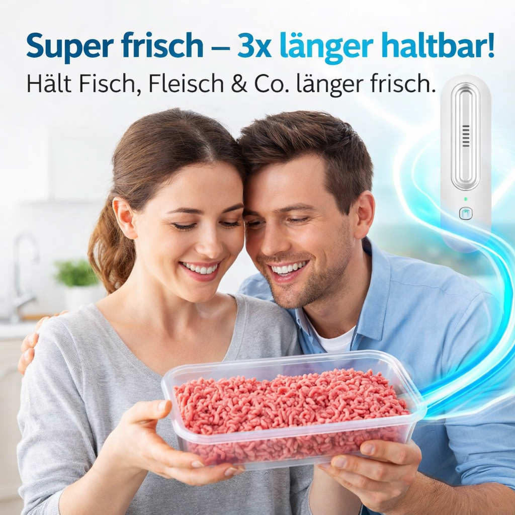 Ozoori™ Kühlschrank Geruchsneutralisierer Fridge Deodorizer Deo Wiederaufladbar