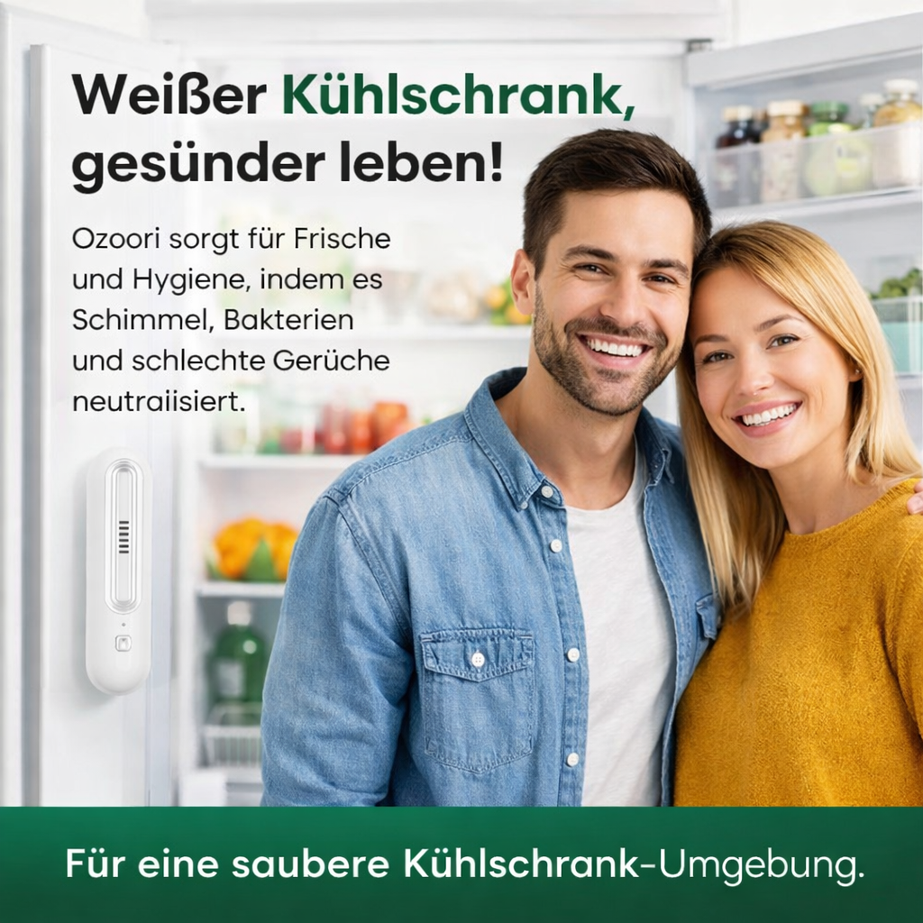 Ozoori™ Kühlschrank Geruchsneutralisierer Fridge Deodorizer Deo Wiederaufladbar