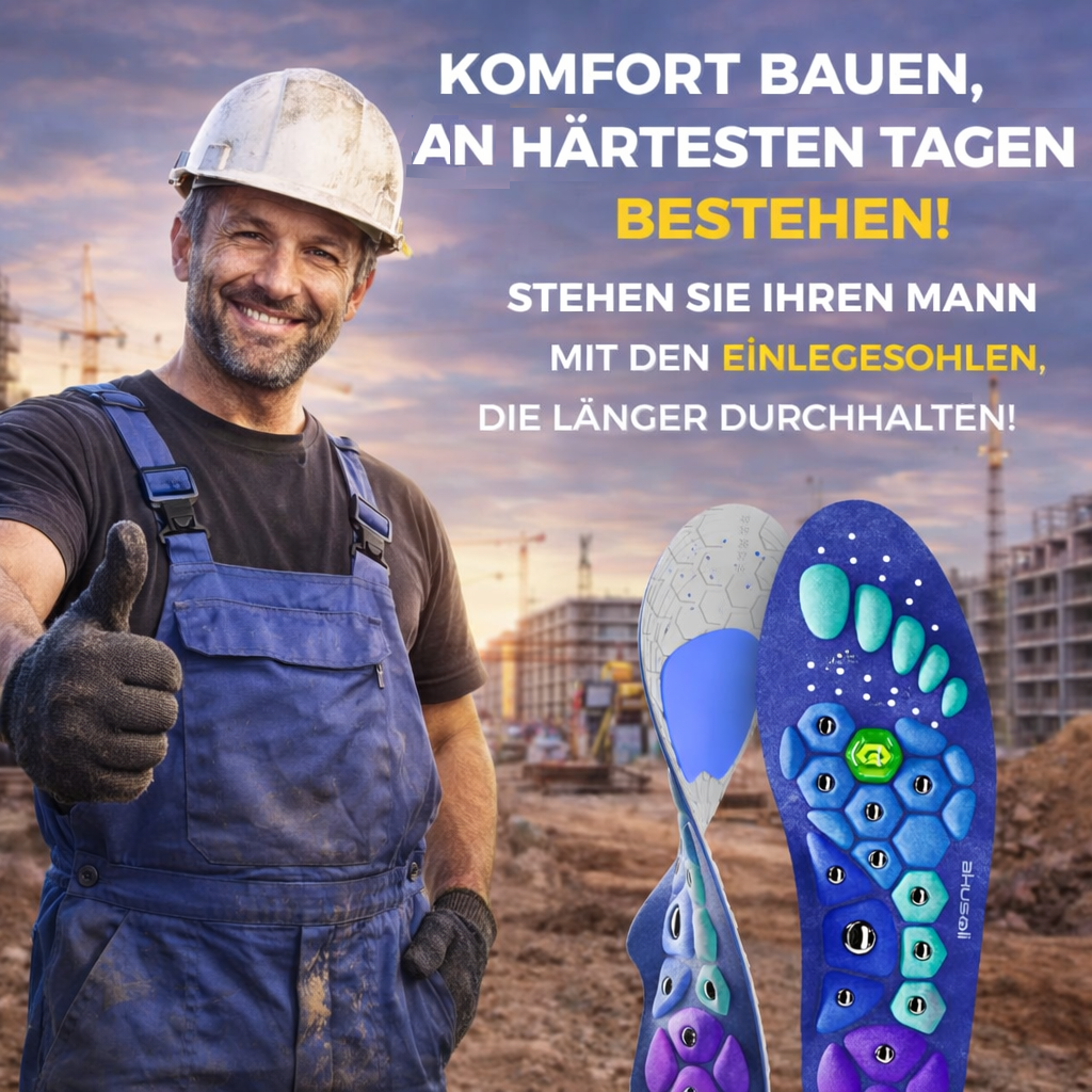 EvoStep™ Magnet Einlegesohlen Akupressur Fußgewölbe Schuheinlagen Orthopädisch