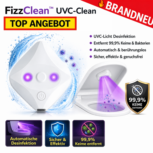 FizzClean™ UVC-Clean Toilettenreiniger Lampe Hygiene Licht WC Desinfektion LED