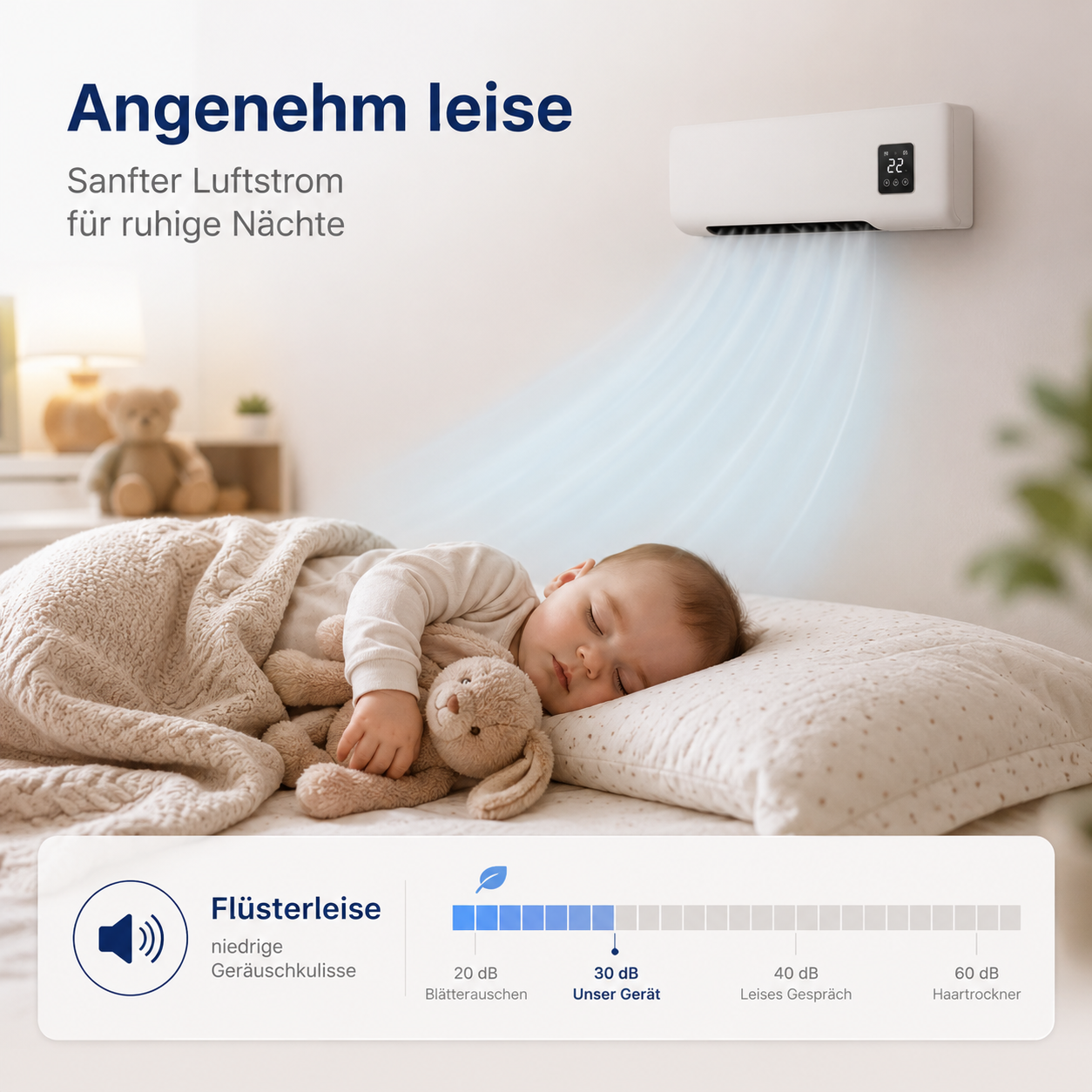 EpiCooler™ Mobile Klimaanlage Luftkühler Heizer Ventilator tragbar 2in1 Zuhause!