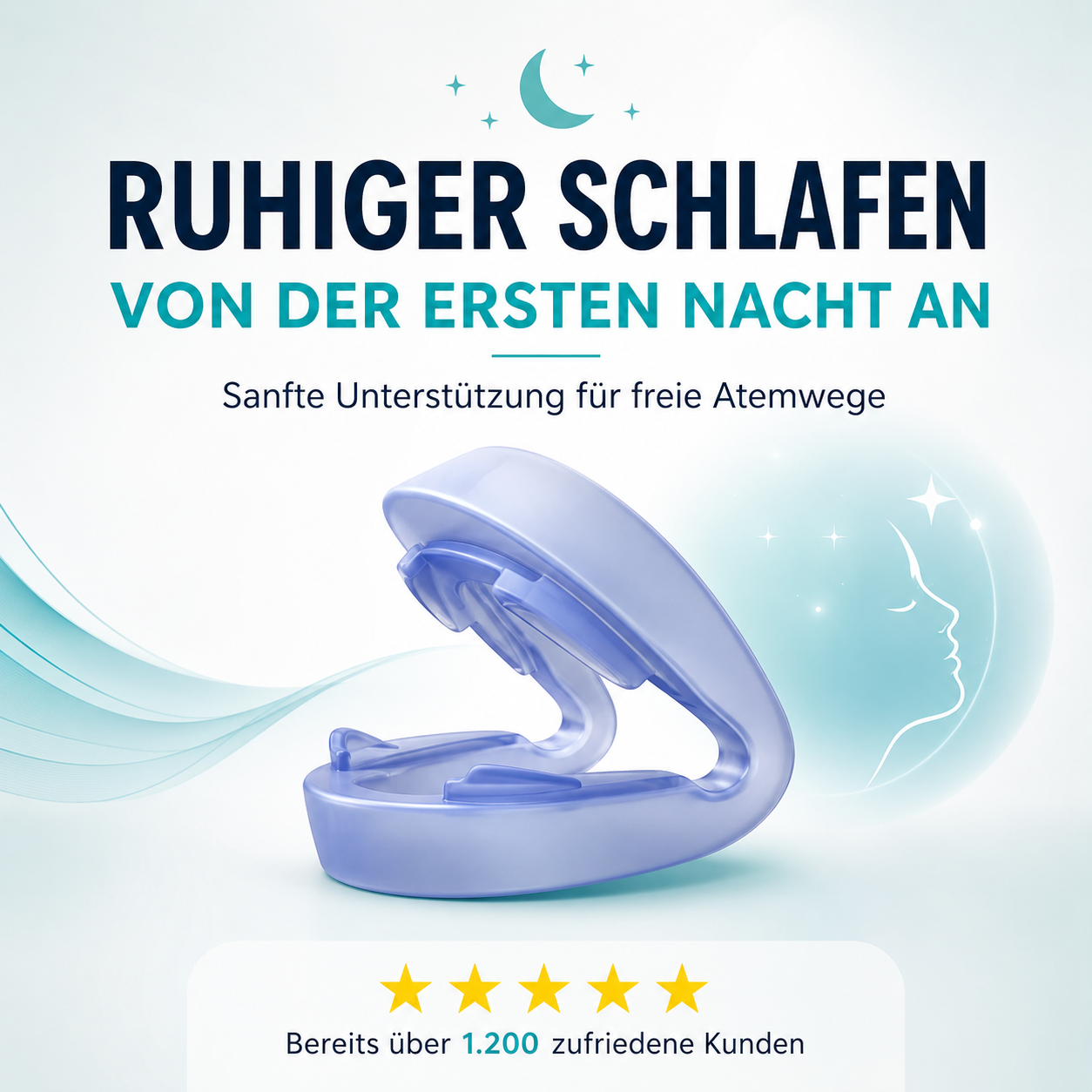 Levora™ Pro Anti Schnarch Schiene Schnarchstopper Zahnschiene Schlafhilfe