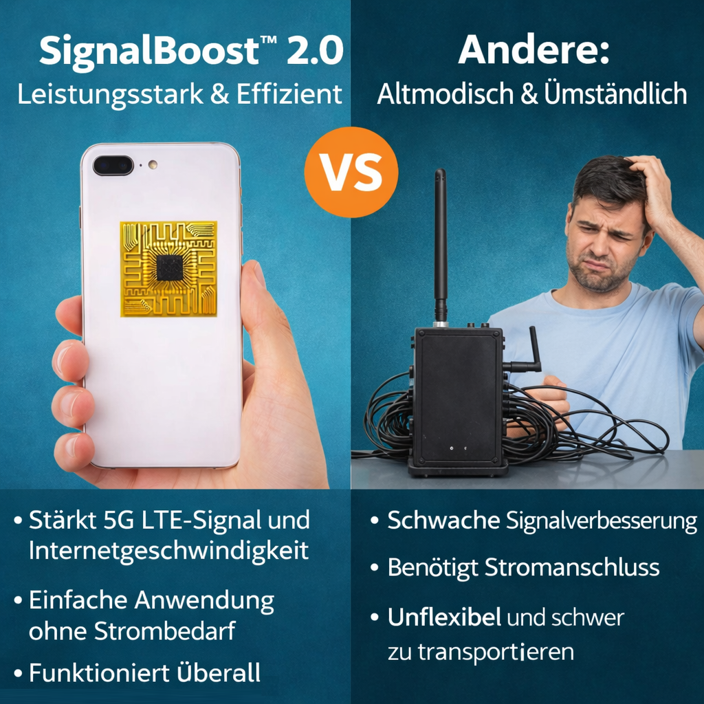 SignalBoost™ 2.0 Handy 5G 4G LTE Signalverstärker Antenne Internet Speed Booster