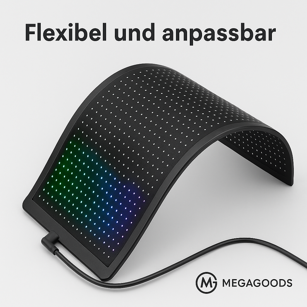 LED-Matrix Display Auto App-gesteuert flexibel programmierbar DE.