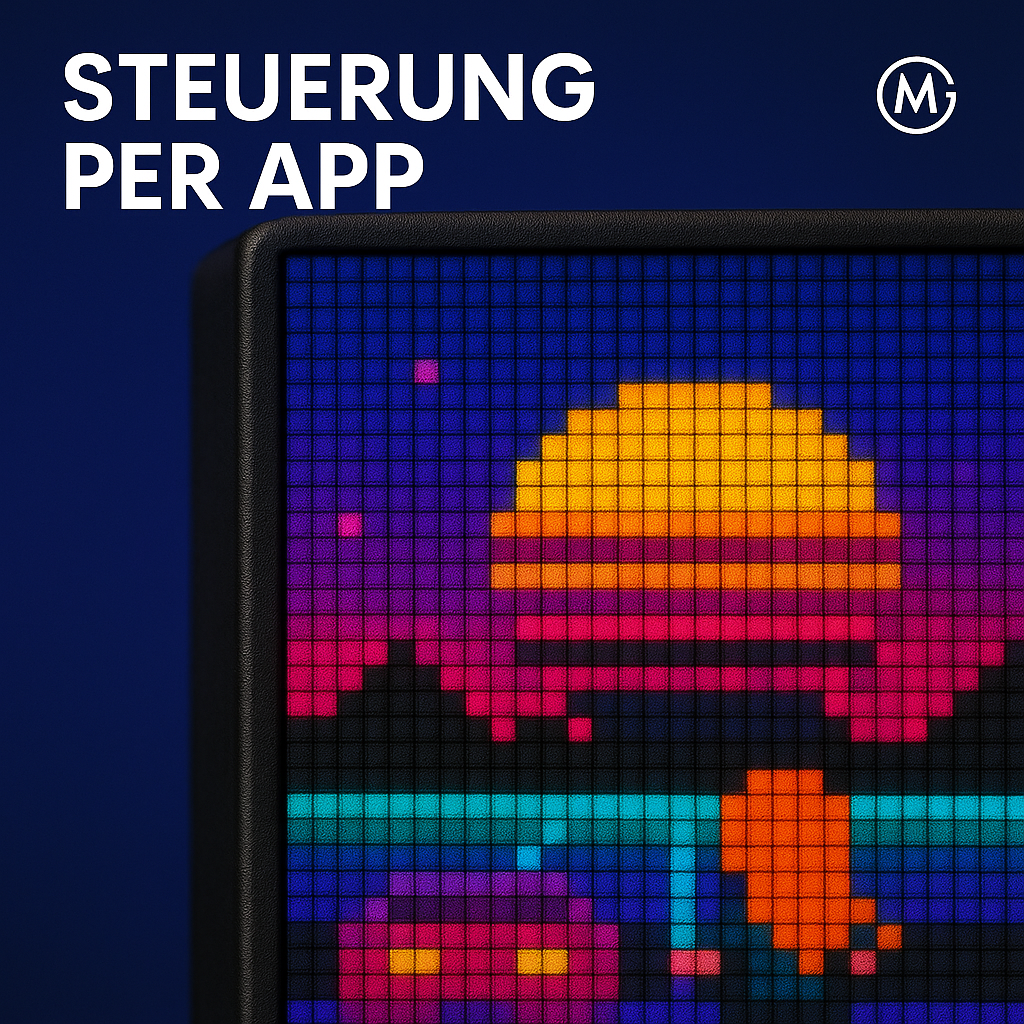 LED Pixel Display 32x32 RGB Matrix Bluetooth App Steuerung DE.