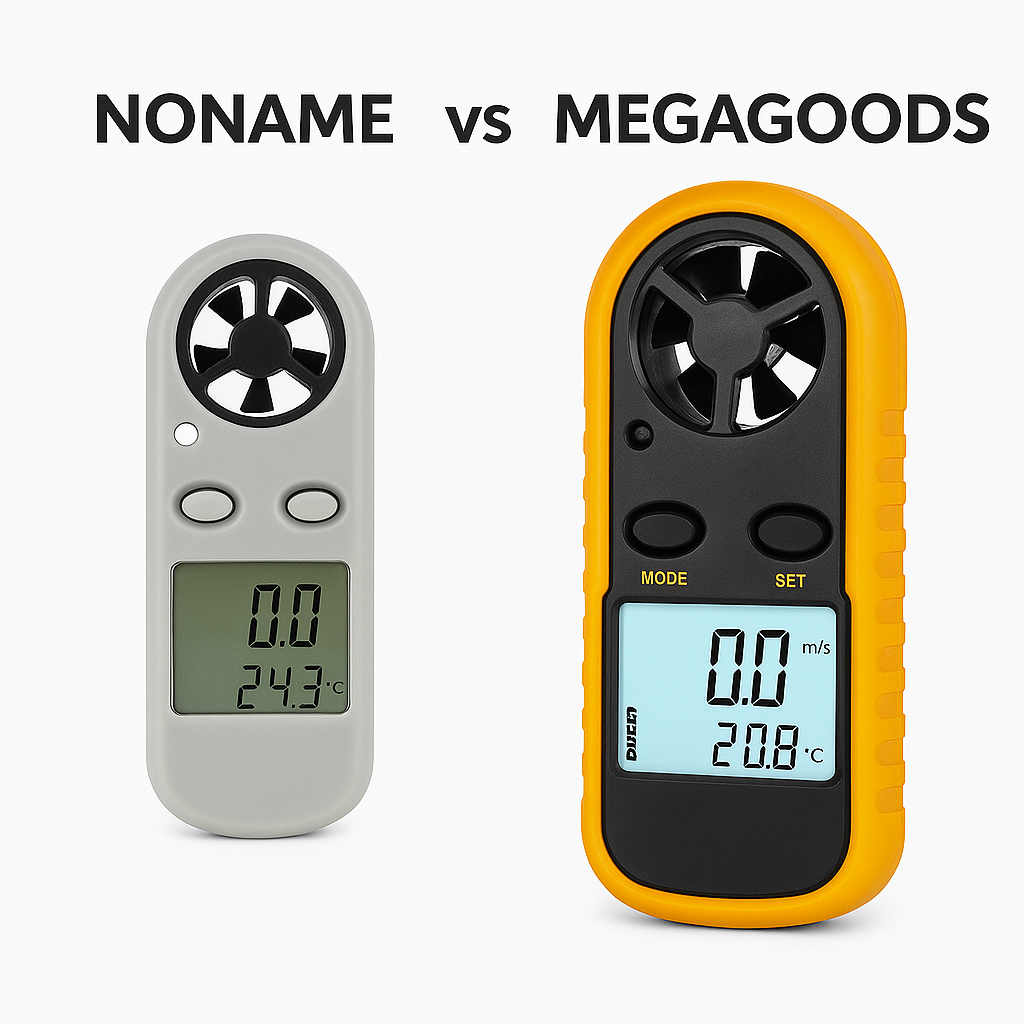 Digital Anemometer Windmesser 0-30 m/s Luftstrom LCD beleuchtet DE.