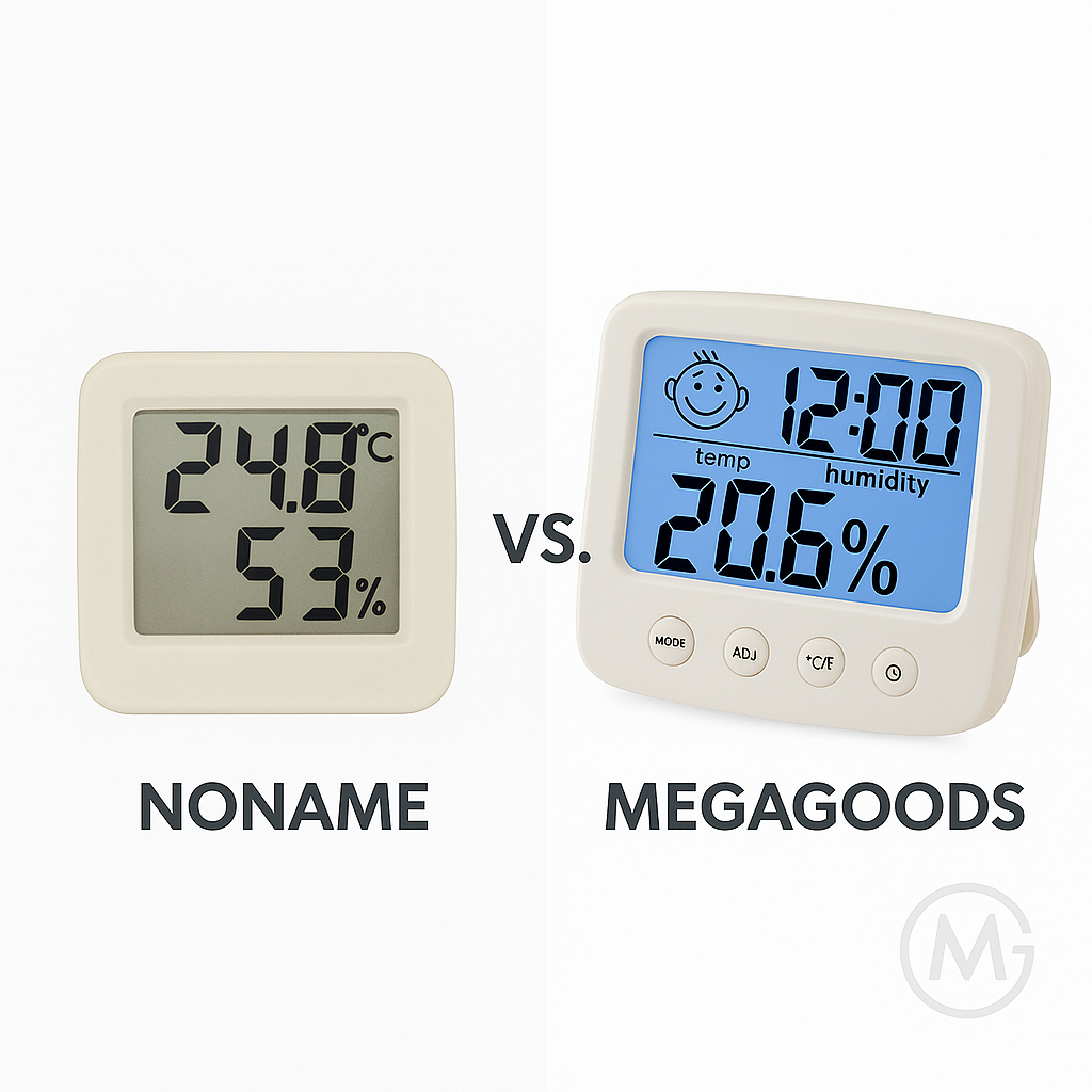 LCD Hygrometer Thermometer mit Backlight für Babyzimmer DE.